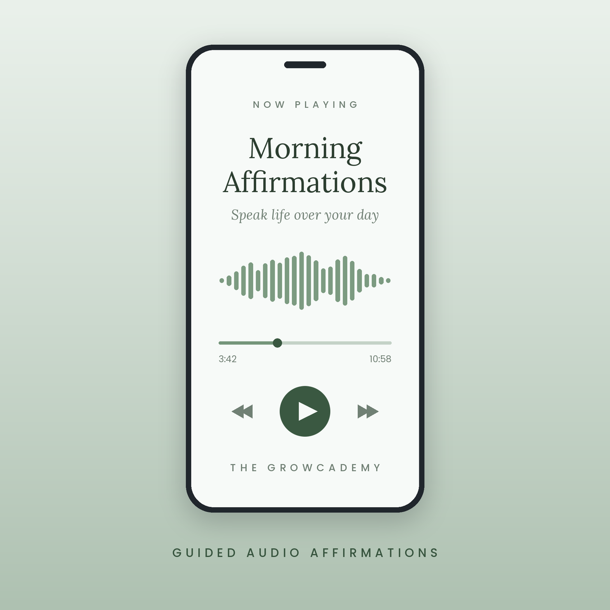 Morning Affirmations - Instant Digital Download - The Growcademy