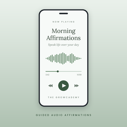 Morning Affirmations - Instant Digital Download - The Growcademy
