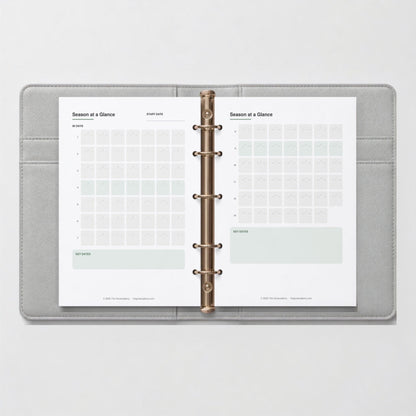 Grow by Design Planner: Growth & Wellness Edition - Undated 90-Day - Digital or Printable - The Growcademy