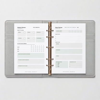 Grow by Design Planner: Growth & Wellness Edition - Undated 90-Day - Digital or Printable - The Growcademy