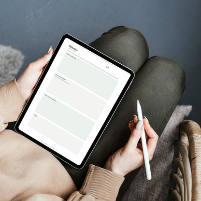Grow by Design Planner: Growth & Wellness Edition - Undated 90-Day - Digital or Printable - The Growcademy