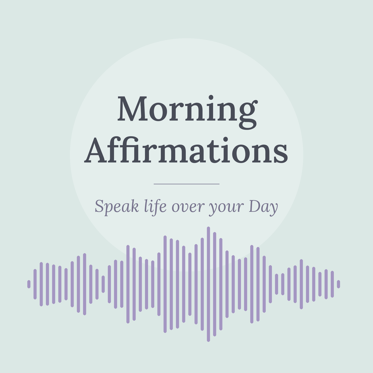 Morning Affirmations - Instant Digital Download - The Growcademy