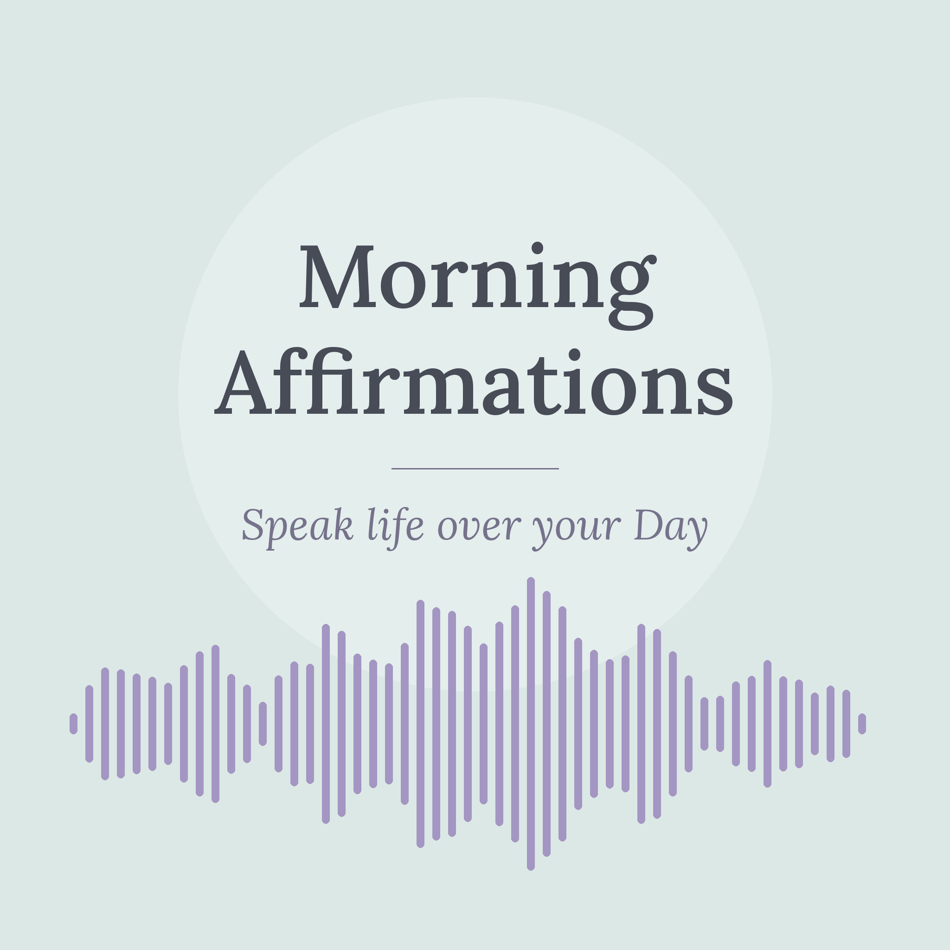 Morning Affirmations - Instant Digital Download - The Growcademy