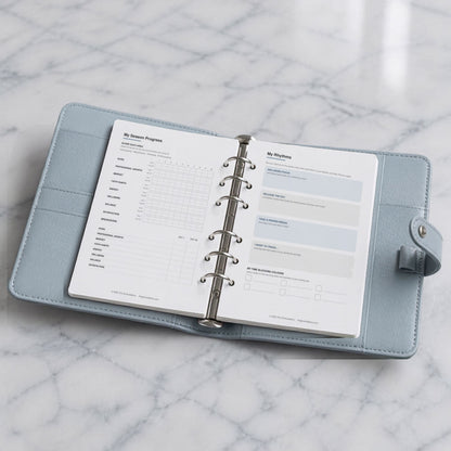 Grow by Design Planner for Work Life, undated 90-day printable work planner for Christian professionals in corporate