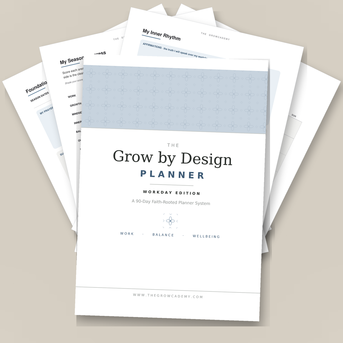 The Grow By Design Planner - 90-Day Workday Edition - Digital Download