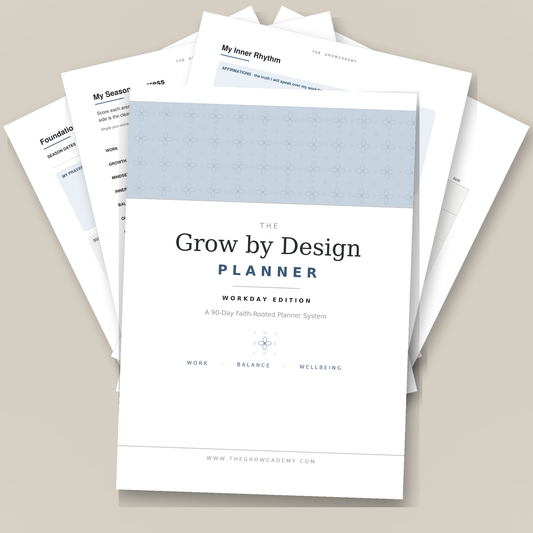 The Grow By Design Planner - 90-Day Workday Edition - Digital Download