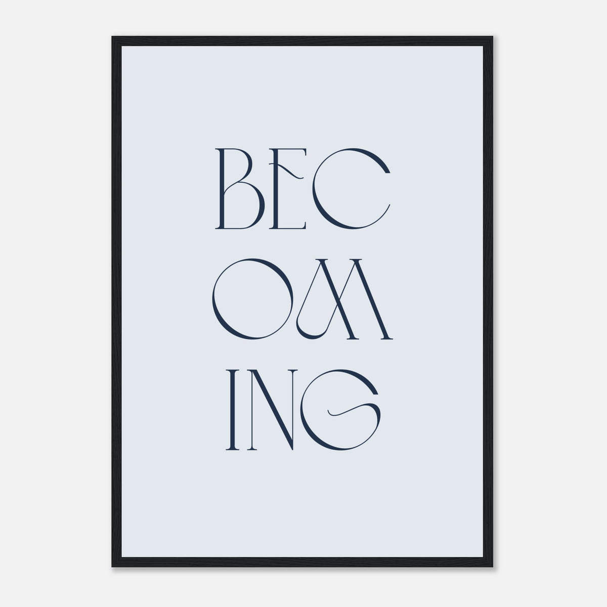 Becoming Framed Print · Inspirational Wall Art - The Growcademy