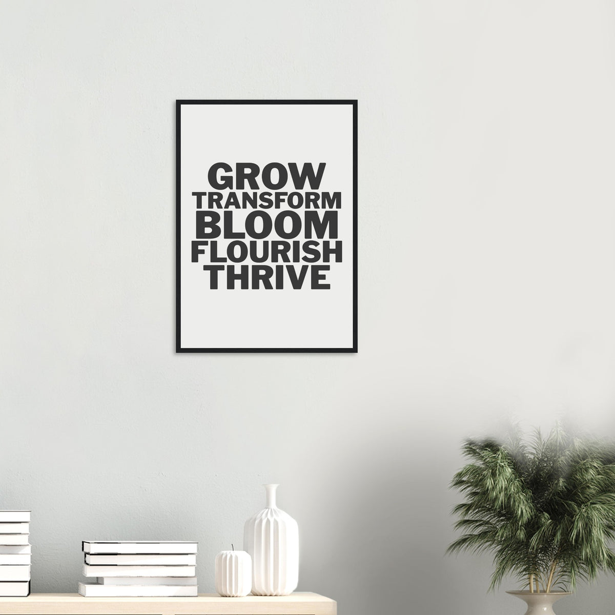 Growth Statement Framed Print · Inspirational Wall Art - The Growcademy