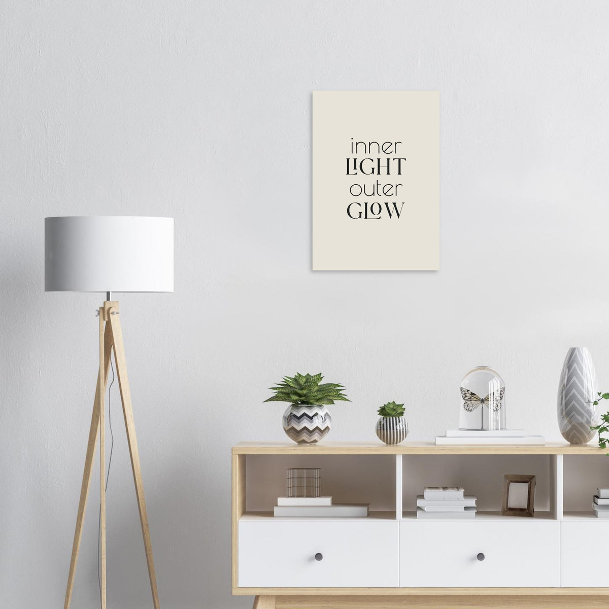 Inner Light, Outer Glow Art Print (Unframed) · Faith Wall Art - The Growcademy