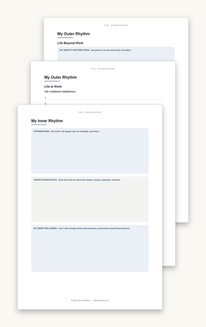 The Grow By Design Planner - 90-Day Workday Edition - Digital Download
