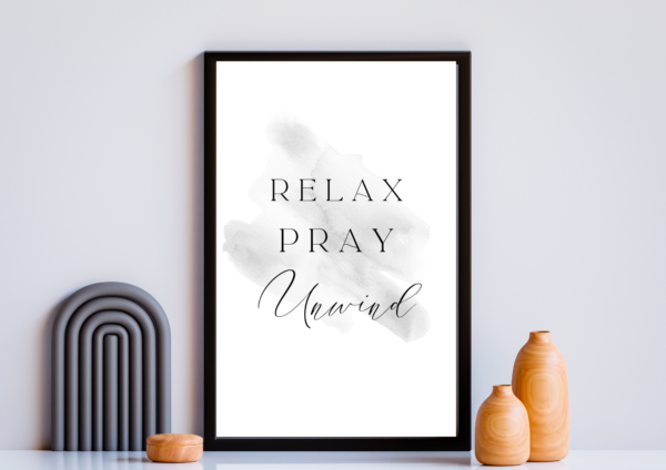 Relax Pray Unwind | Digital Print Download - Image 2