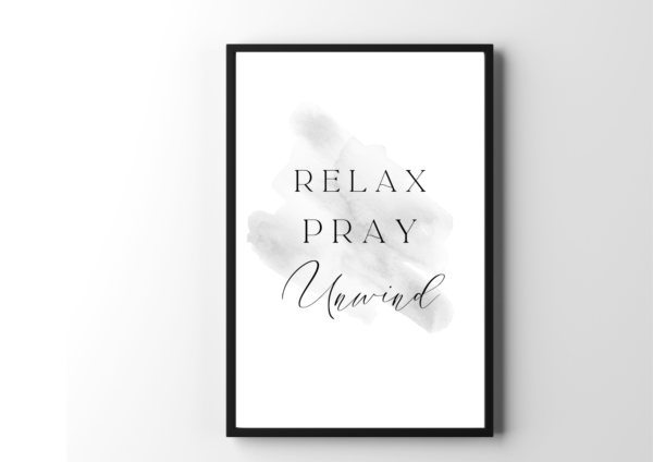 Relax Pray Unwind | Digital Print Download - Image 4