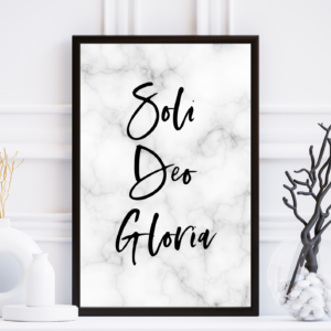 Soli Deo Gloria | Digital Print Download