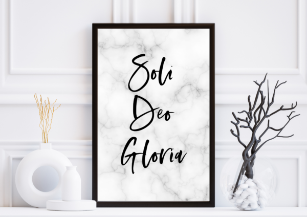 Soli Deo Gloria  | Digital Print Download