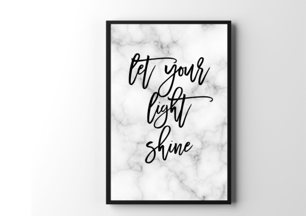 Let Your Light Shine | Digital Print Download