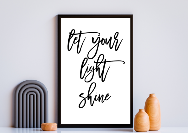 Let Your Light Shine | Digital Print Download - Image 4