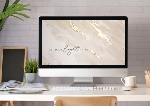 Let Your Light Shine  | Wallpaper | Free Digital Download